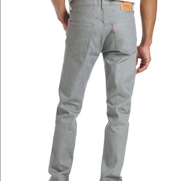 levi 501 silver rigid